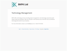 Tablet Screenshot of bkpk.com